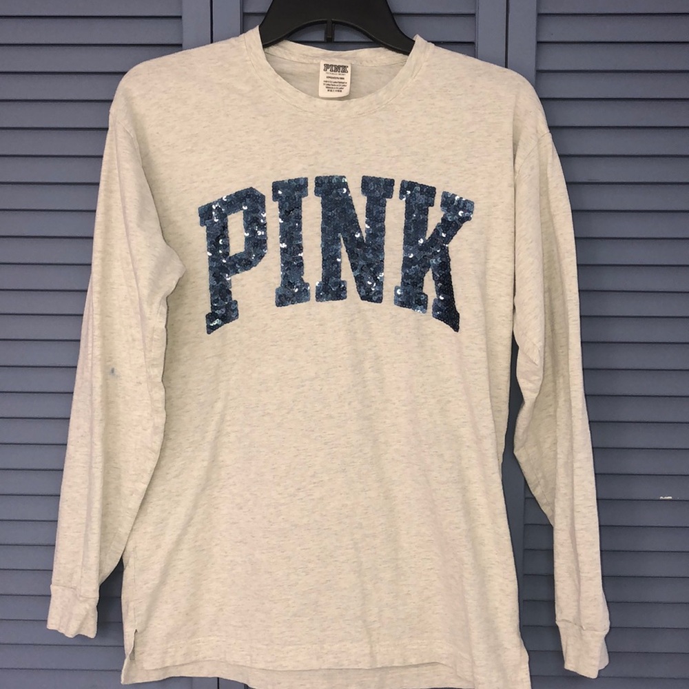 PINK Glittery Long Sleeve